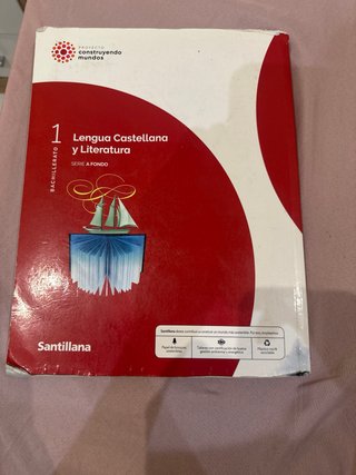 Libro de Lengua Castellana y Literatura de Primero