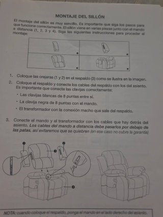Sillón Masaje Roma beige