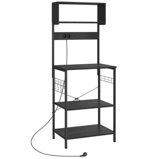 Scaffale da Cucina con Multipresa per Microonde co