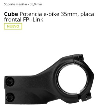 Soporte GPS eBike Cube.Garmin , Bryton o Wahoo