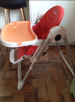 Trona Peg Perego Prima Pappa Zero3 Roja