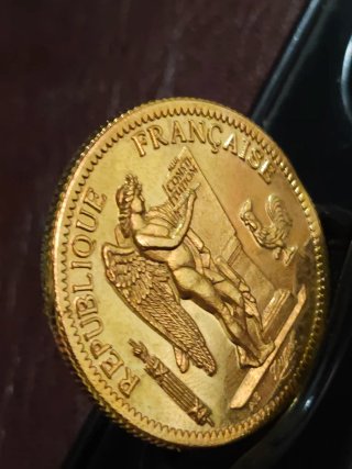 Moneta d'Oro 100 Franchi Francesi 1906