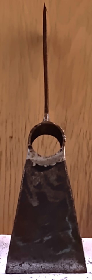 Azada de peto forja artesanal antigua