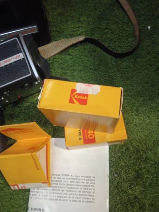 Cámara Super 8 Eumig Viennette Dos carretes