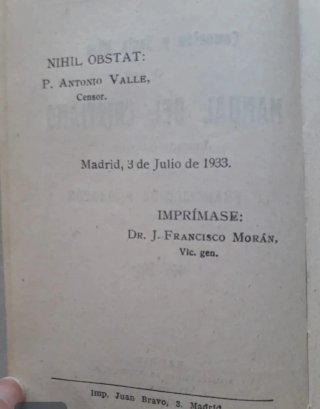 Libro "Manual del Cristiano"