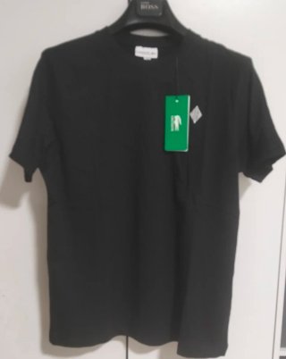 Camiseta Lacoste Negra Verano Hombre