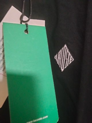 Camiseta Lacoste Negra Verano Hombre