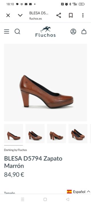 Zapatos Dorking Blesa Marrones Tacon