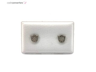 pendientes oro 18k con circonita
