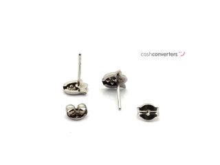 pendientes oro 18k con circonita