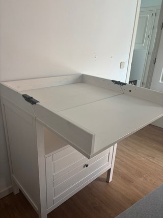 Cómoda cambiador IKEA blanca