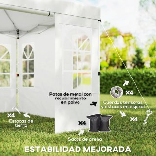 Carpa Plegable 3x3m UPF50+ 4 Laterales