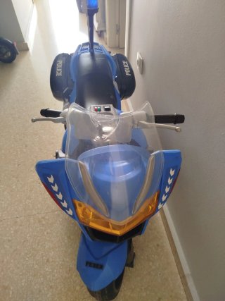 Moto Infantil Eléctrica Azul