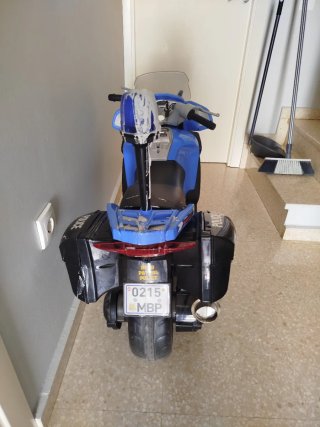 Moto Infantil Eléctrica Azul