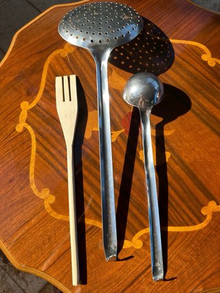 Set Utensili Cucina Acciaio + Omaggio