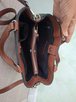 Bolso Paco Martinez negro y marrón