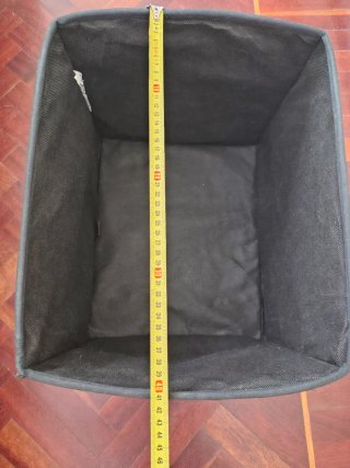 Caja de tela negra para Kallax