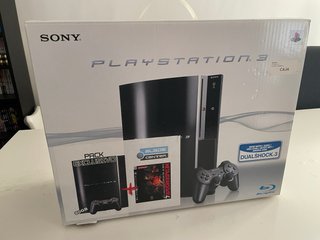 PlayStation 3 Fat 80GB Negra con caja y mando