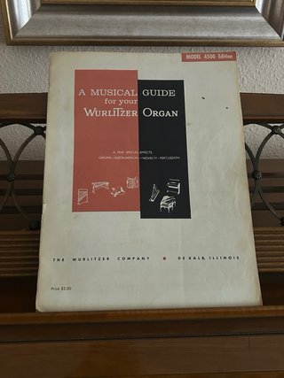 Órgano Eléctrico Analógico Wurlitzer 4500