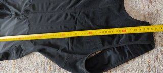 Faja moldeadora negra con cremallera