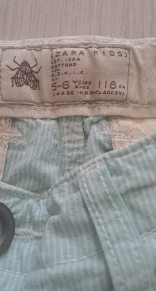 Pantalones cortos niño 5-6 años