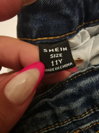 Jeans a zampa bambina taglia 11 anni