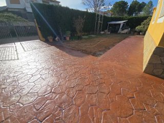 Hormigón impreso para exteriores