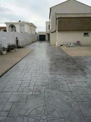 Hormigón impreso para exteriores