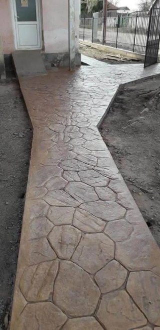 Hormigón impreso para exteriores