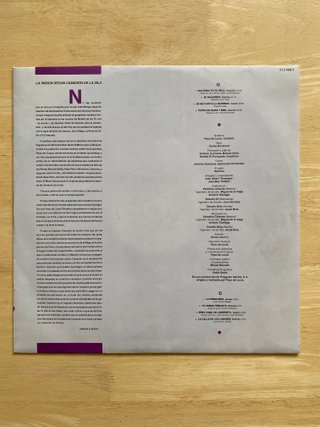 Vinilo Camarón - Potro de rabia y miel