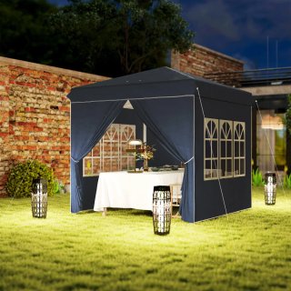 Carpa Plegable Pop-up 2.5x2.5m c/4 Paredes