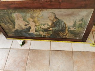 Quadro Sacra Famiglia con cornice