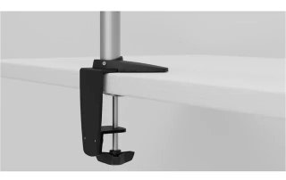 Soporte Monitor Doble Gris/Plata