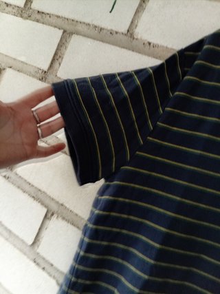 Polo Tommy Hilfiger rayas azul marino Talla XL