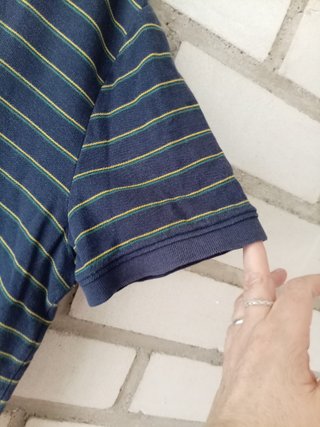 Polo Tommy Hilfiger rayas azul marino Talla XL
