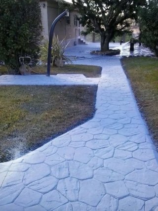 Hormigón impreso para exteriores