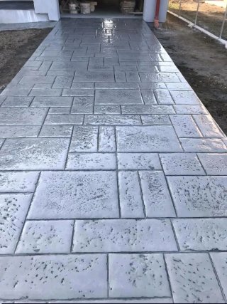 Hormigón impreso para exteriores