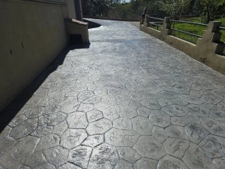 Hormigón impreso para exteriores