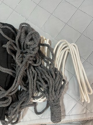 Hamaca Colgante Silla Negra Tela