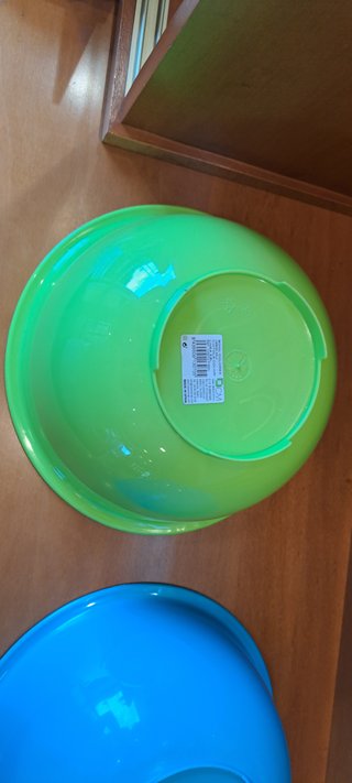 Set 2 Bowls y 6 Coladores Azules, verdes y rojos