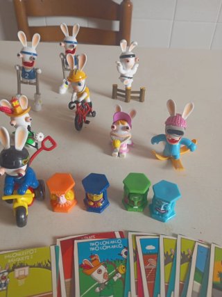 Rabbids y Bungees Colección Figuras y Cartas