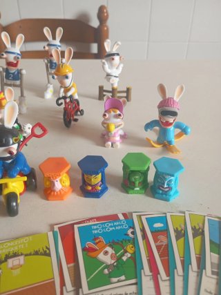 Rabbids y Bungees Colección Figuras y Cartas