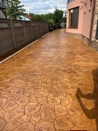 Hormigón impreso para exteriores