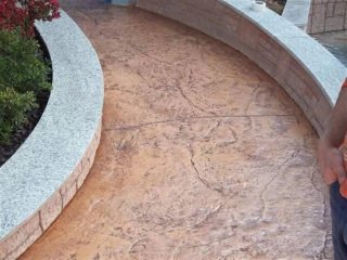 Hormigón impreso para exteriores