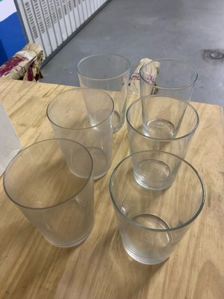 Vasos de sidra de cristal