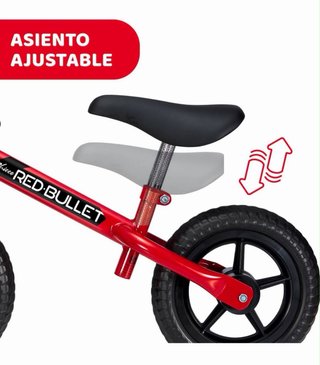 Bicicleta sin pedales Chicco Roja