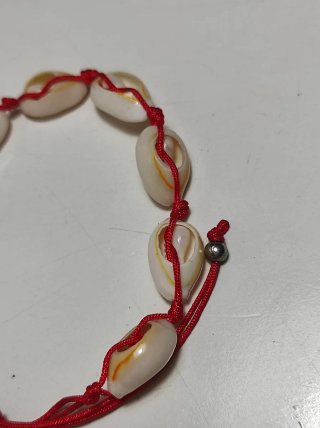 Pulsera con Abalorios de Concha