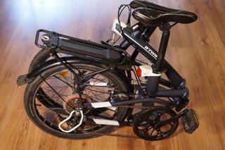 Bicicleta B Twin plegable con portaequipaje