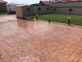 Hormigón impreso para exteriores