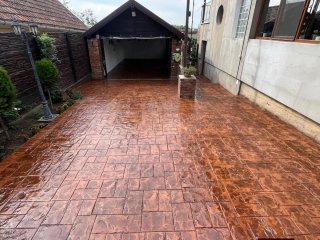 Hormigón impreso para exteriores